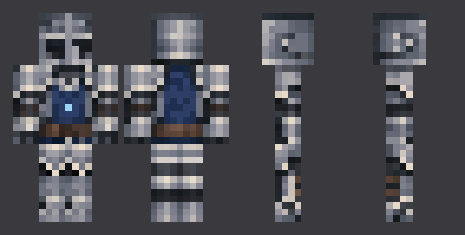 Indigo Knight — front, back and side artwork from the download