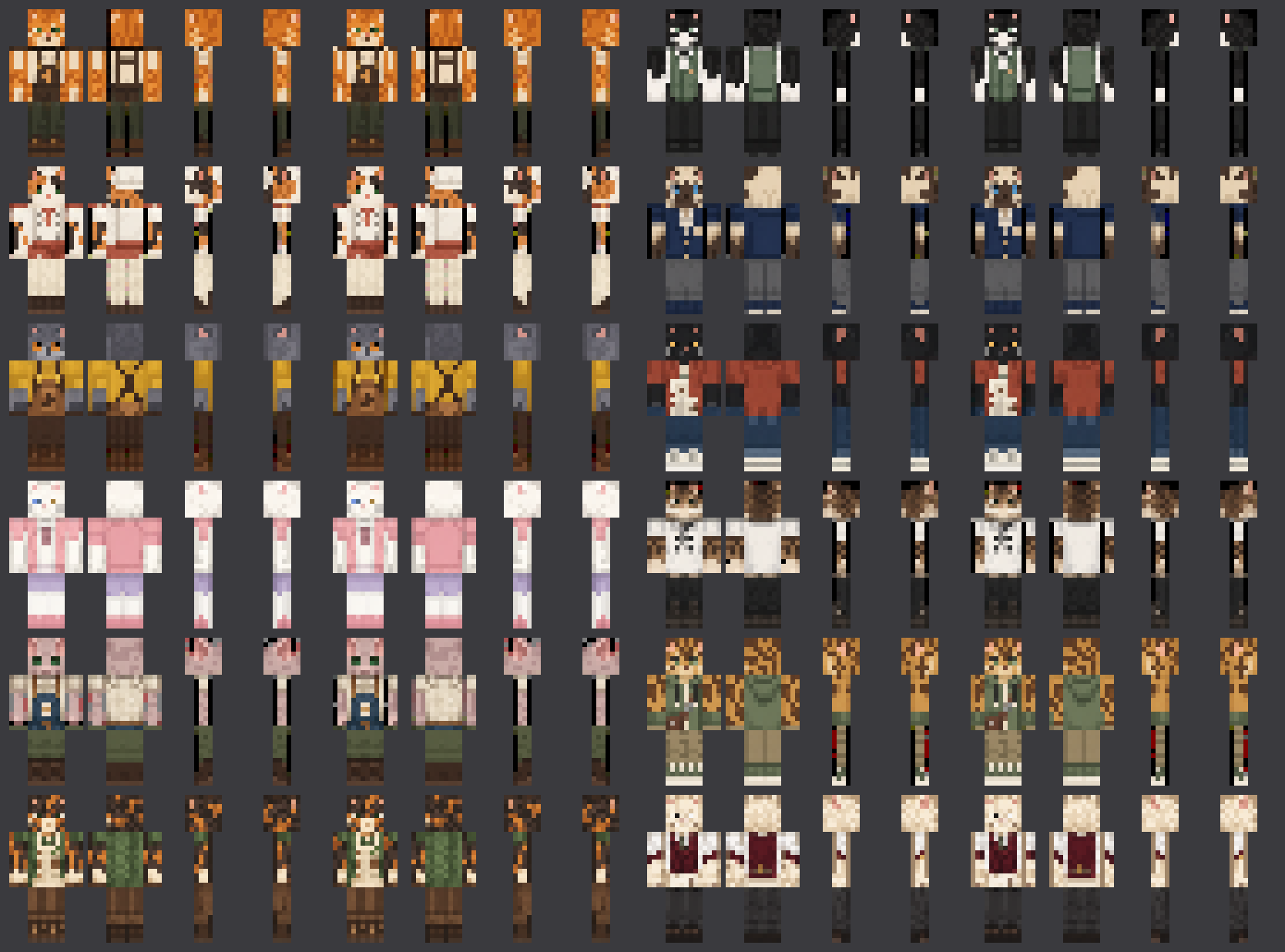 All artwork in Cat Cafe Crew