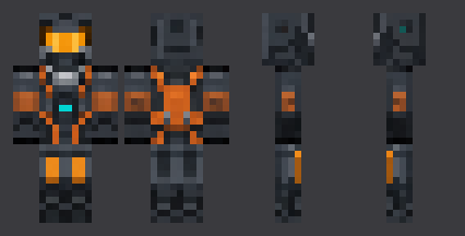 Mech Pilot — front, back and side artwork from the download