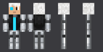 Cyborg Runner — front, back and side artwork from the download