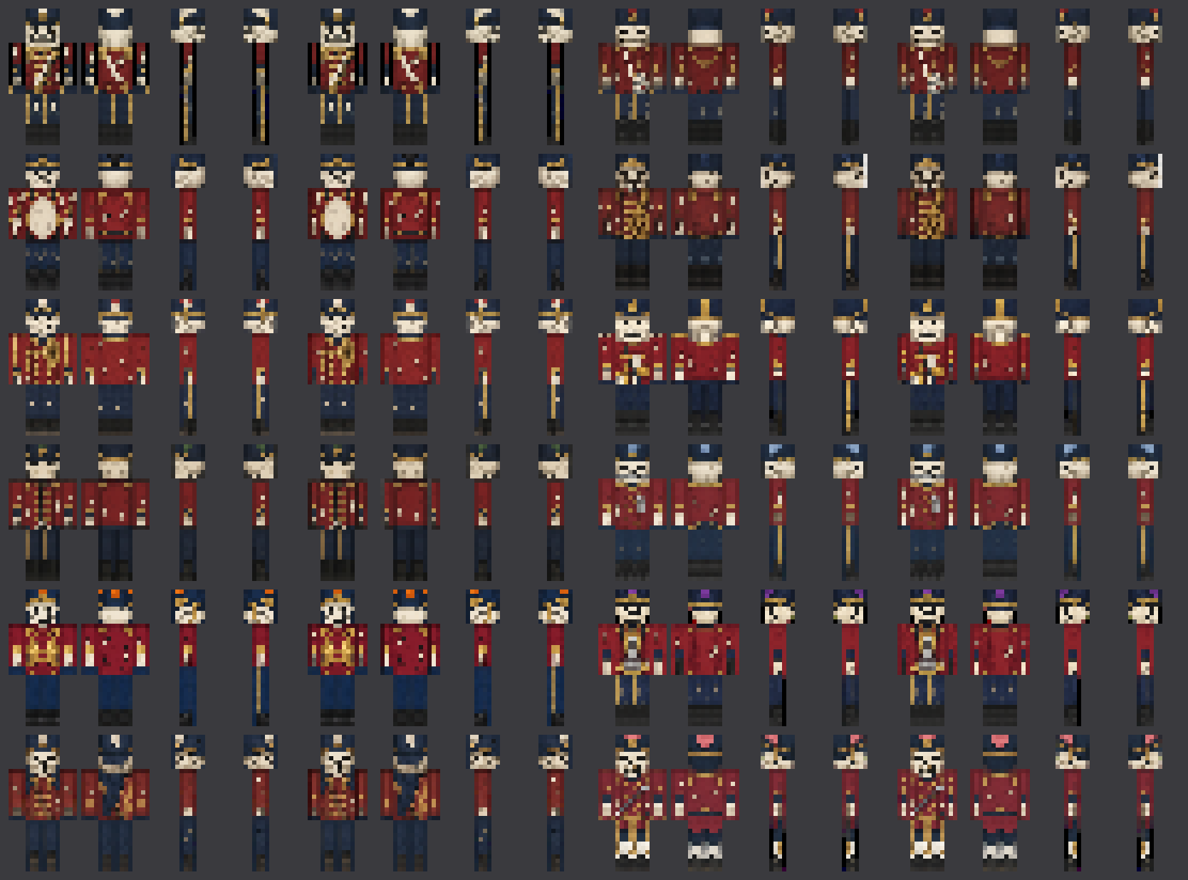 All artwork in Skeleton Marching Band