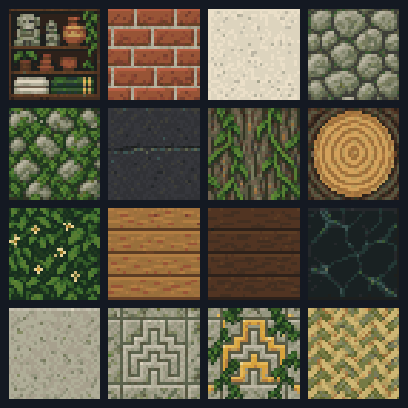 All artwork in Jungle Temple