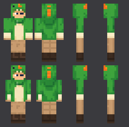 All artwork in Dino Hoodie