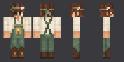 Cottagecore Gardener — front, back and side artwork from the download