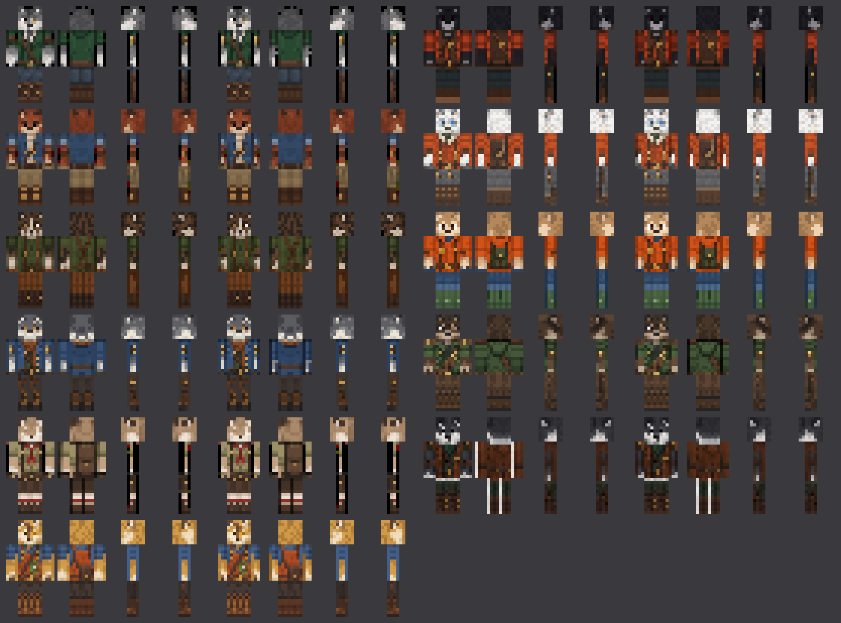 All artwork in Timber Wolf Clan