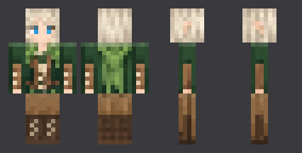 Forest Elf — front, back and side artwork from the download
