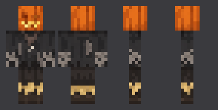 Pumpkin Scarecrow — front, back and side artwork from the download