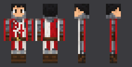 Banner Bearer — front, back and side artwork from the download