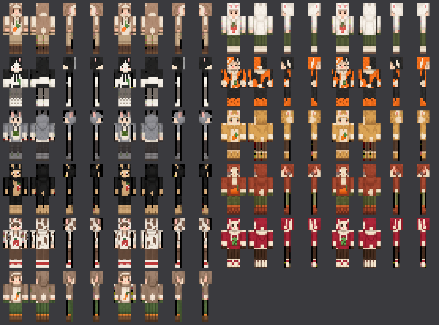 All artwork in Bunny Burrow Squad