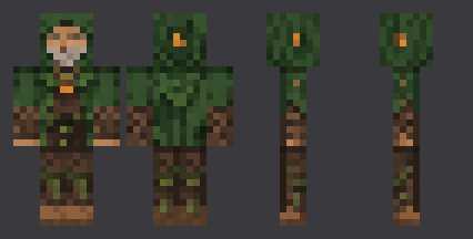 Acorn Druid — front, back and side artwork from the download