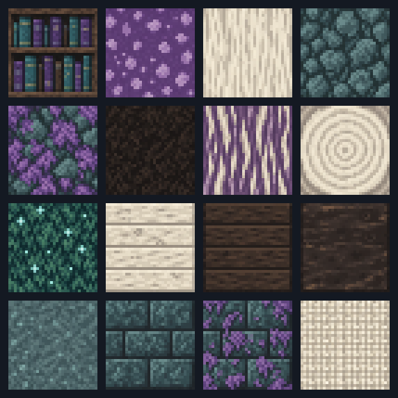 All artwork in Mushroom Cavern