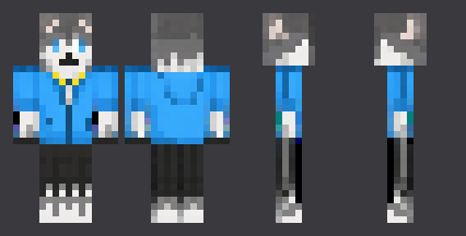 Husky — front, back and side artwork from the download