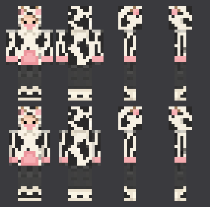 All artwork in Cow Hoodie