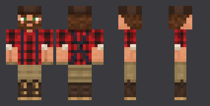 Lumberjack — front, back and side artwork from the download