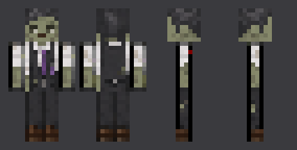 Office Worker — front, back and side artwork from the download