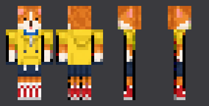Corgi — front, back and side artwork from the download