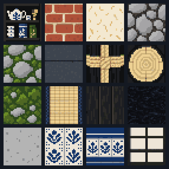 All artwork in Indigo Teahouse