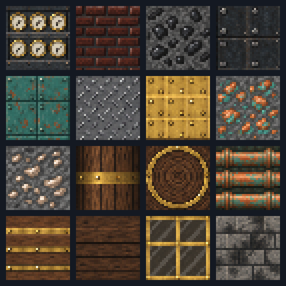 All artwork in Steampunk Brass