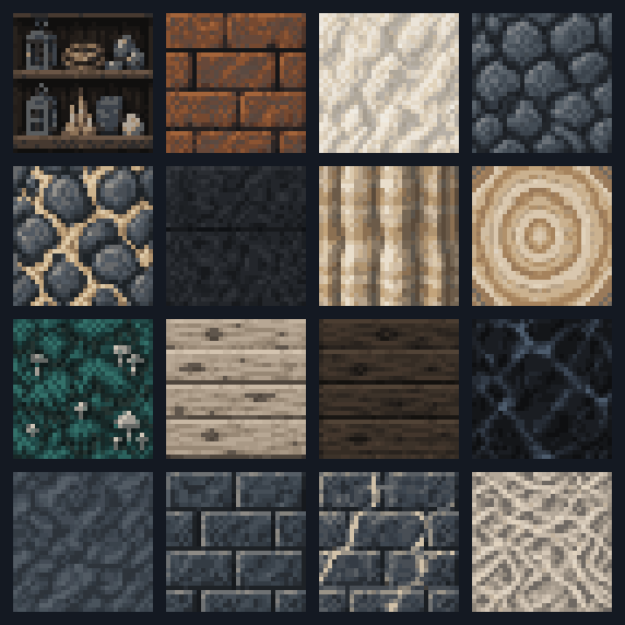 All artwork in Dripstone Caves