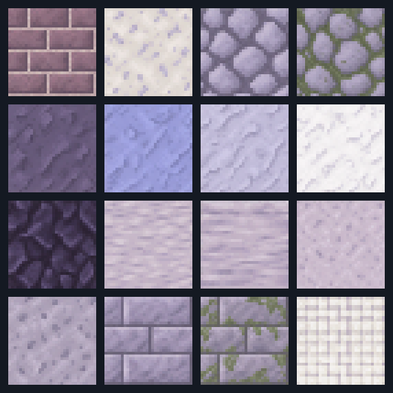 All artwork in Lavender Plaster