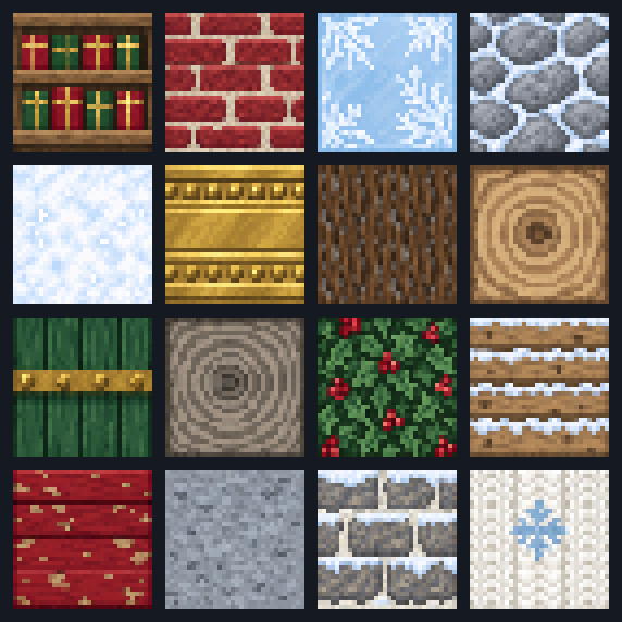 All artwork in Christmas Village