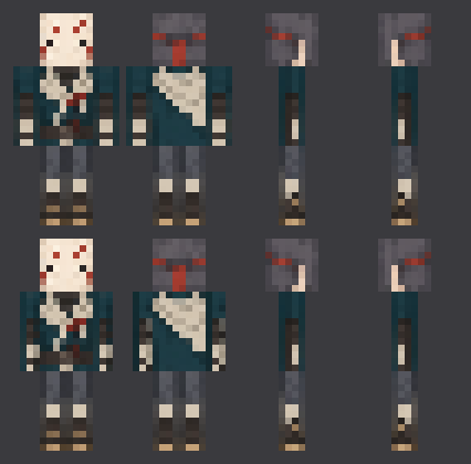 All artwork in Fox Mask Ronin